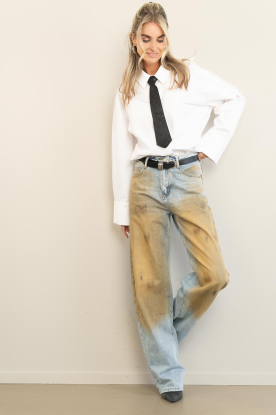 Look Barrel jeans with vintage wash Flip