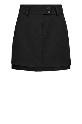 Haute L'Amitié |  Tailored mini skirt Premiere | black 