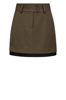 Haute L'Amitié |  Tailored mini skirt Premiere | green 