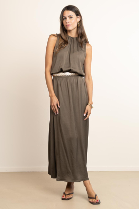 Drykorn |  Satin dress Filina | green 