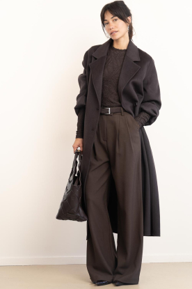 Drykorn |  Wool coat Upavon | brown 