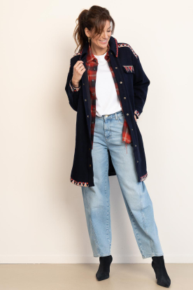 Look Boho Embroidered jacket Angele