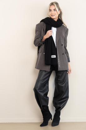 Look Leather wide leg with patch pockets Kendra