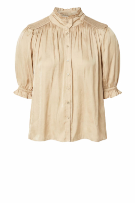 ba&sh |  Satin blouse Camila | beige 