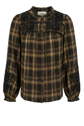 ba&sh |  Checked blouse Kaela | green 