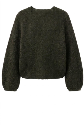 ba&sh |  Alpaca mohair mix cardigan Isaac | green 
