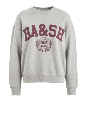 ba&sh |  Sweater with logo Benjamin | grey 