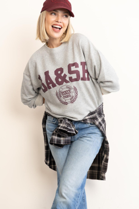 ba&sh |  Sweater with logo Benjamin | grey 