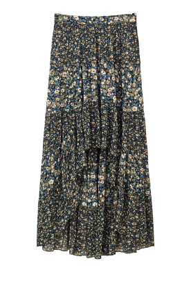 ba&sh |  Cascade skirt with print Kara | green 