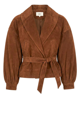 ba&sh |  Suède short trench Manon | camel 