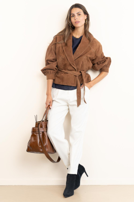 Look Suède short trench Manon