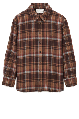 ba&sh |  Checked blouse Roxea | bruin 