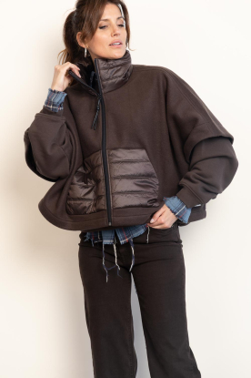 Deblon | Fleece bodywarmer Stine | bruin 