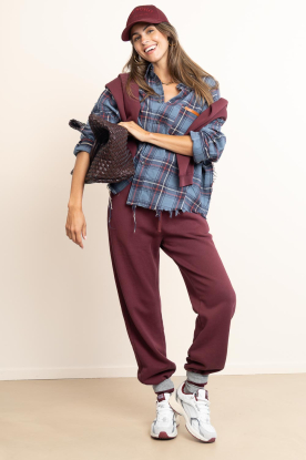 Deblon |  Sweatpants Sofie | burgundy 