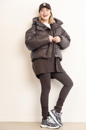 Deblon |  Classic leggings high waistband | dusk brown 