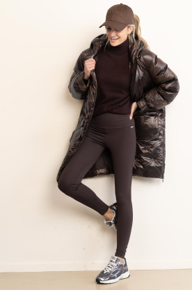 Deblon |  Classic leggings high waistband | dusk brown 