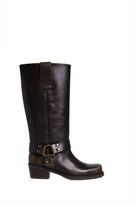 Posa |  Leather boots Texas | Brown 