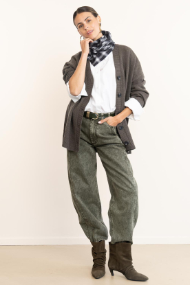 Look Stone wash barrel jeans Jaye