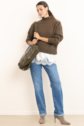 Look T-shirt with lace Vaccara