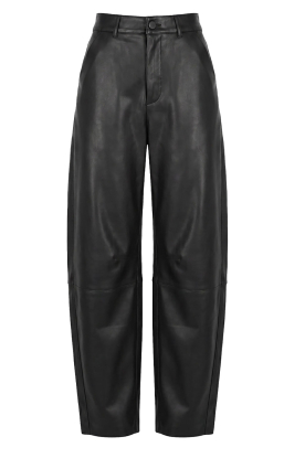 March23 |  Lamb leather barrel Brussels | black 