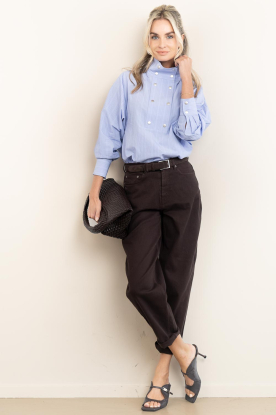 March23 |  Sandal with heel Raven | plum brown 