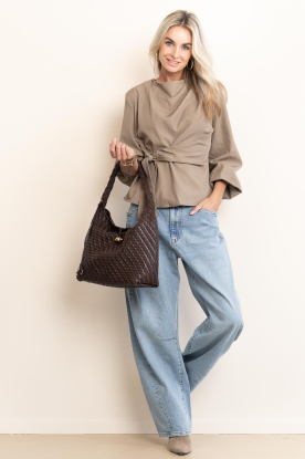 Look Woven wrap top Luna