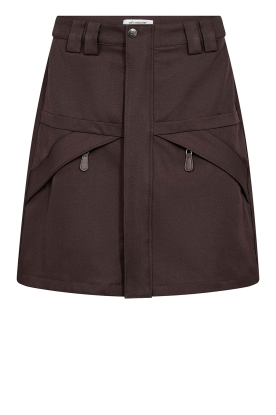 Co'Couture |  Unifrom mini skirt Luna | brown 