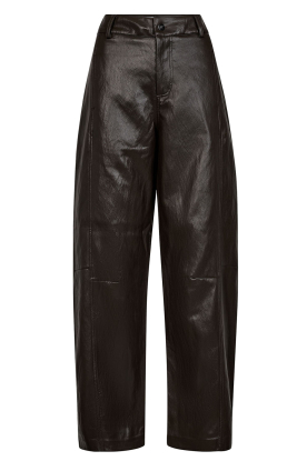 Co'Couture |  Faux leather pants Gitt | black 