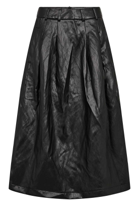 Co'Couture |  Faux leather skirt Gitt | black 