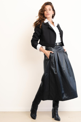 Look Faux leather skirt Gitt