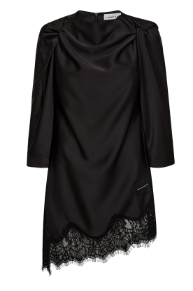 Haute L'Amitié |  Satin lace dress Naomi | grey 