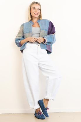 Toral |  Denim boat loafers Nahua | blue 
