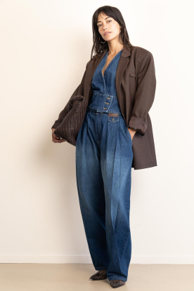 Look Pantalon jeans barrel Couture