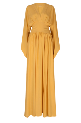 Eve |  Maxi dress with flared sleeve Eve | yellow 