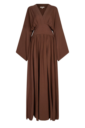 Eve |  Maxi dress with flared sleeve Eve | brown 