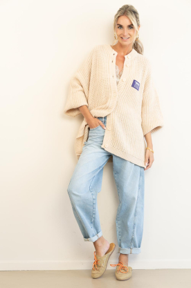 Look Oversized gebreid vest Cyrow