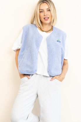 American Vintage |  Teddy singlet Hoktown | blue 