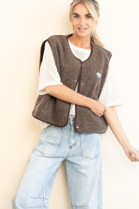 American Vintage |  Teddy waistcoat Hoktown | brown 