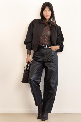 Look Mesh top with rhinestones