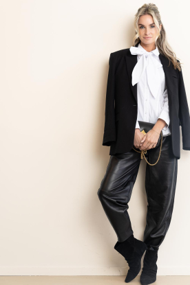 Look Tailored poplin blouse Poppy