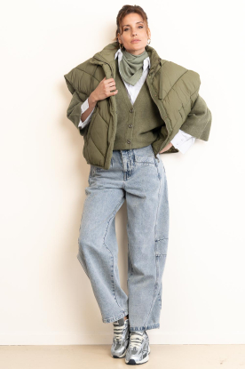 Look Oversized knitted cardigan Lezzard