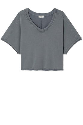 American Vintage |  Soft boxy sweater Ouragan | gray 